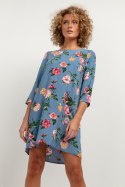 Sukienka Model T391/2 Big Flowers/Blue - Tessita Tessita