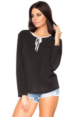 Bluzka Model Kornelia 1 Black/White - Tessita Tessita