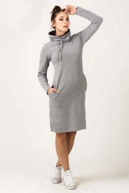 Sukienka Model Kaja 10 Light Grey/Dark Grey - Tessita Tessita