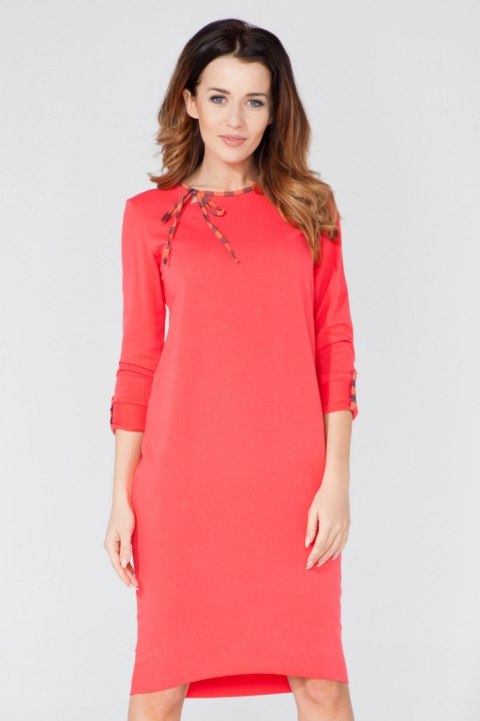 Sukienka Model T106 Coral - Tessita Tessita Sukienka Model T106 Coral - Tessita Tessita