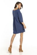 Sukienka Model T283/4 Navy - Tessita Tessita Sukienka Model T283/4 Navy - Tessita Tessita