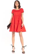 Sukienka Model T337/8 Red - Tessita Tessita Sukienka Model T337/8 Red - Tessita Tessita