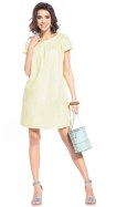 Sukienka Model T340/2 Yellow - Tessita Tessita Sukienka Model T340/2 Yellow - Tessita Tessita