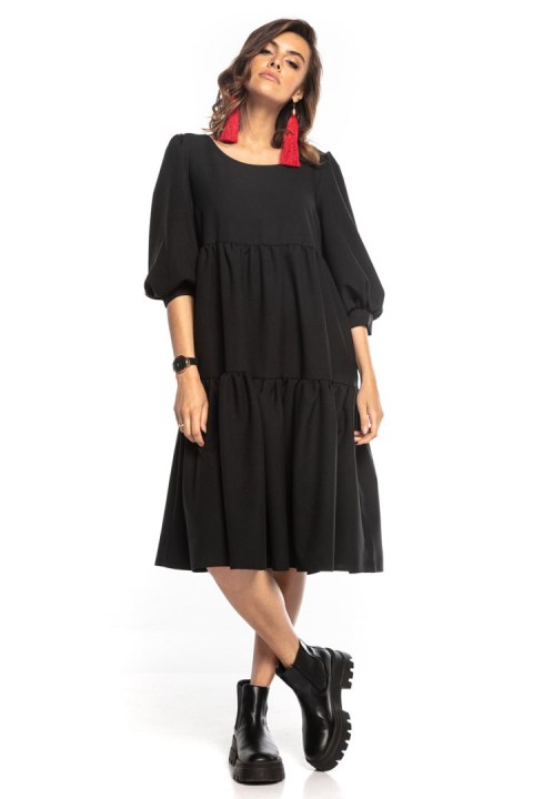 Sukienka Model T352/3 Black - Tessita Tessita Sukienka Model T352/3 Black - Tessita Tessita