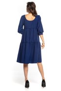 Sukienka Model T352/4 Navy - Tessita Tessita Sukienka Model T352/4 Navy - Tessita Tessita