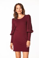 Sukienka Model T366/8 Bordo - Tessita Tessita Sukienka Model T366/8 Bordo - Tessita Tessita
