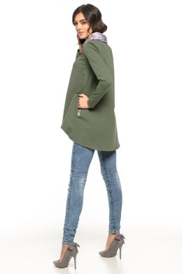 Tunika Model T277/2 Green/Flowers - Tessita Tessita