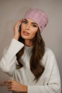 Czapka Damska Z Ozdobą Z Perełek Kolor Rose Kamea - Altair - Kamea Kamea