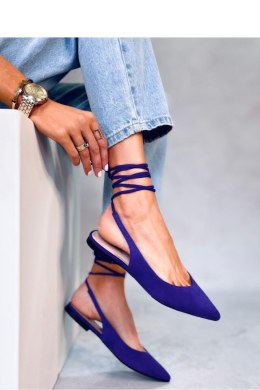 Baleriny bez pięty wiązane DENTONI PURPLE - Inello Inello