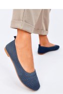 Baleriny z dzianiny NEWEY BLUE - Inello Inello
