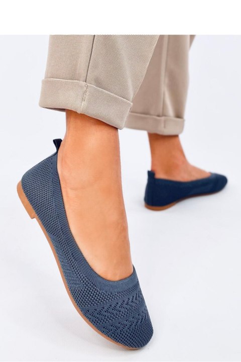 Baleriny z dzianiny NEWEY BLUE - Inello Inello Baleriny z dzianiny NEWEY BLUE - Inello Inello