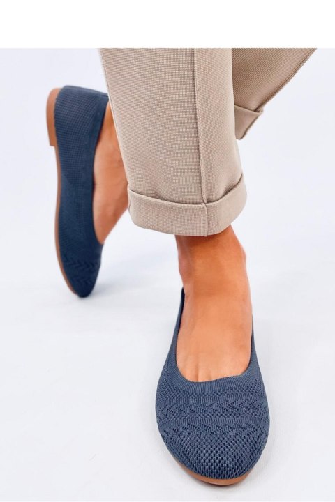 Baleriny z dzianiny NEWEY BLUE - Inello Inello Baleriny z dzianiny NEWEY BLUE - Inello Inello
