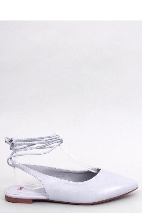 Baleriny z odkrytą piętą wiązane JODY GREY - Inello Inello