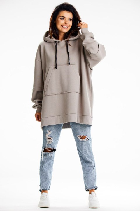 Bluza Damska Model M332 Grey - Infinite You Infinite You Bluza Damska Model M332 Grey - Infinite You Infinite You