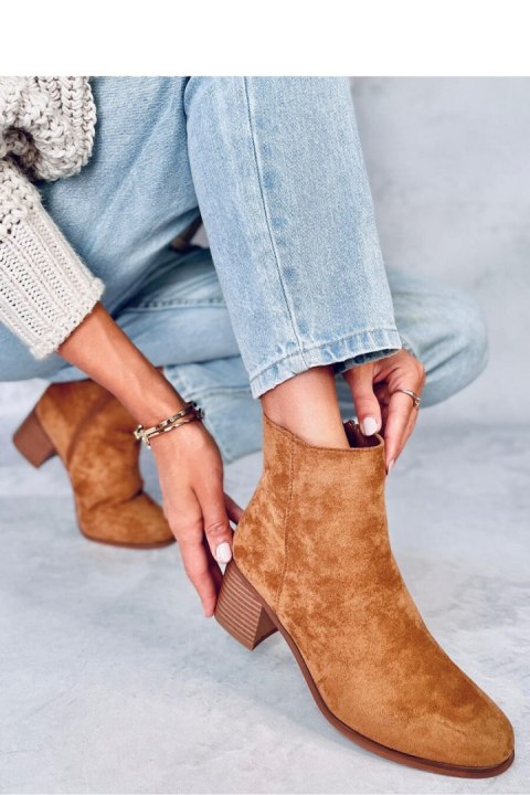 Botki na obcasie klasyczne ANNIE CAMEL - Inello Inello