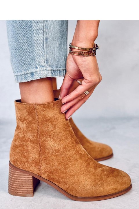 Botki na obcasie klasyczne ANNIE CAMEL - Inello Inello