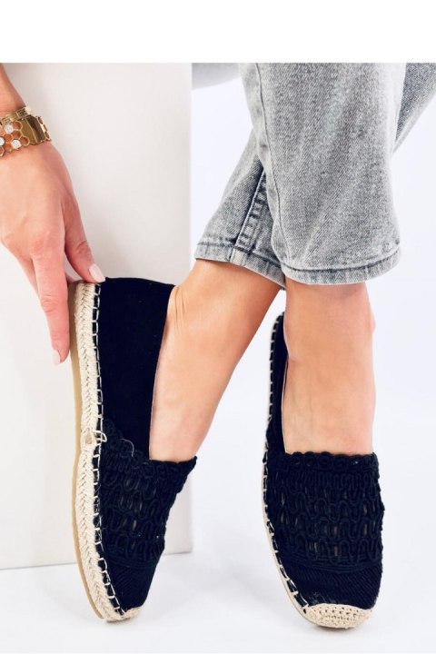 Espadryle damskie ALICESS BLACK - Inello Inello Espadryle damskie ALICESS BLACK - Inello Inello