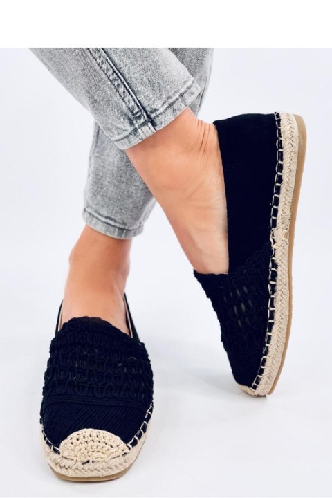 Espadryle damskie ALICESS BLACK - Inello Inello Espadryle damskie ALICESS BLACK - Inello Inello