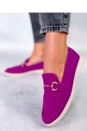 Mokasyny damskie MILVA FUKSJA - Inello Inello Mokasyny damskie MILVA FUKSJA - Inello Inello
