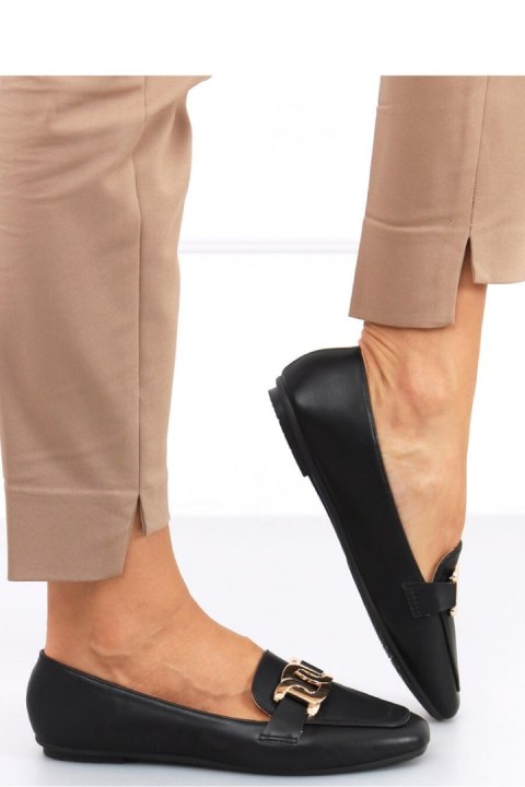 Mokasyny damskie PAOLA BLACK - Inello Inello Mokasyny damskie PAOLA BLACK - Inello Inello