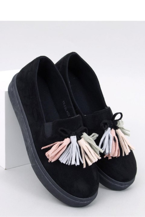 Mokasyny z frędzelkami KRAUSS BLACKCOLOR - Inello Inello