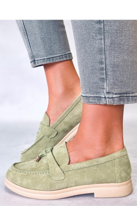 Mokasyny zamszowe OTTAVIA GREEN - Inello Inello Mokasyny zamszowe OTTAVIA GREEN - Inello Inello