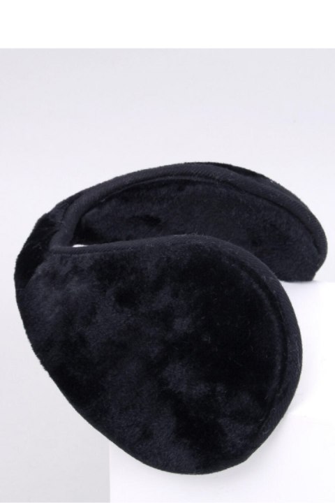 Nauszniki damskie za głowę z lamówką MONSS CZARNE - Inello Inello Nauszniki damskie za głowę z lamówką MONSS CZARNE - Inello Inello