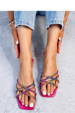 Sandał Klapki z cyrkoniami REXHA FUKSJA - Inello Inello