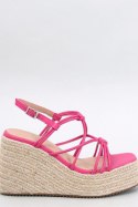 Sandałki espadryle na koturnie PASCAI FUKSJA - Inello Inello Sandałki espadryle na koturnie PASCAI FUKSJA - Inello Inello