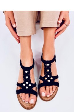Sandałki sznurkowe boho ASHES BLACK - Inello Inello