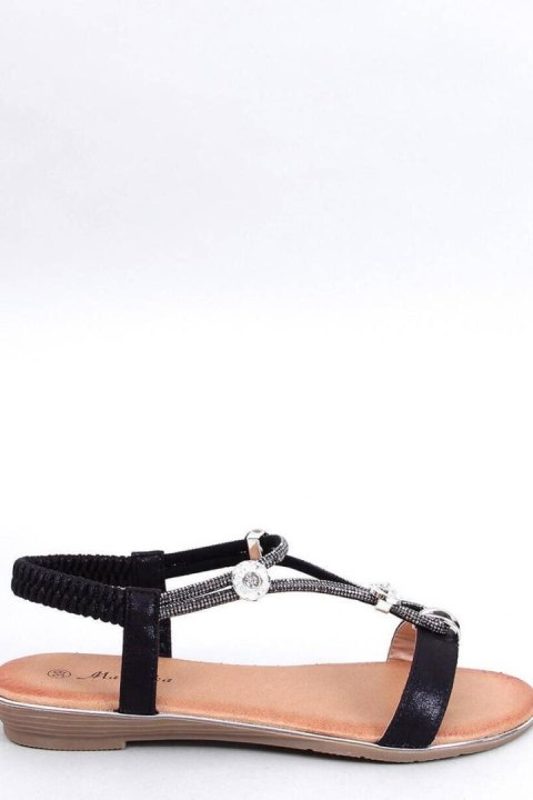 Sandałki z cyrkoniami HESNA BLACK - Inello Inello