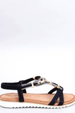 Sandałki z koralikami MONTIER BLACK - Inello Inello