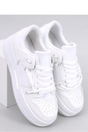 Sneakersy na wysokiej podeszwie CLAVELL WHITE - Inello Inello