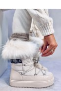 Śniegowce z futrem KENDALS BEIGE - Inello Inello