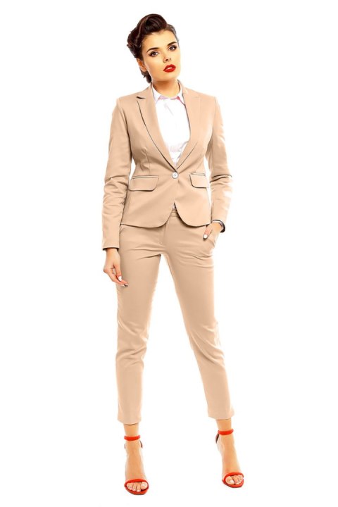 Spodnie Damskie Model 08 Beige - Cabba Cabba Spodnie Damskie Model 08 Beige - Cabba Cabba