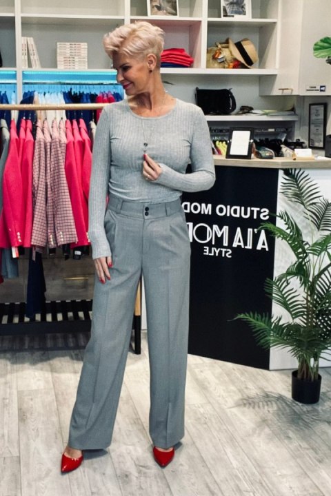 Spodnie Damskie Model 09 Grey - Cabba Cabba Spodnie Damskie Model 09 Grey - Cabba Cabba