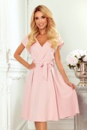 Sukienka Model Scarlett 348-1 Powder Pink - Numoco Numoco